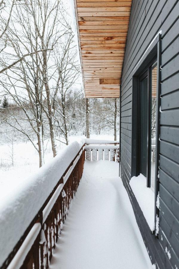 Sniegi Apartments With Sauna Madona Eksteriør bilde
